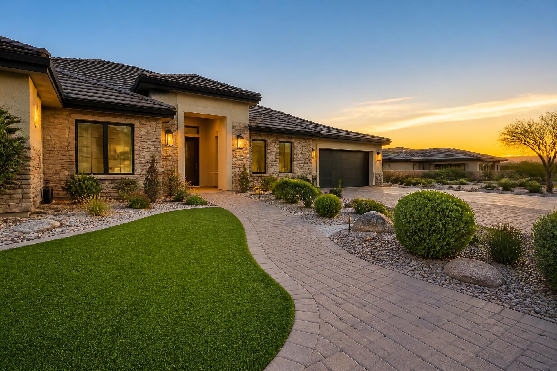 Beautifully landscaped Las Vegas home